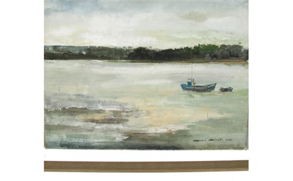 Soir sur l'anse de Penfoulic by André Civelli, 1971