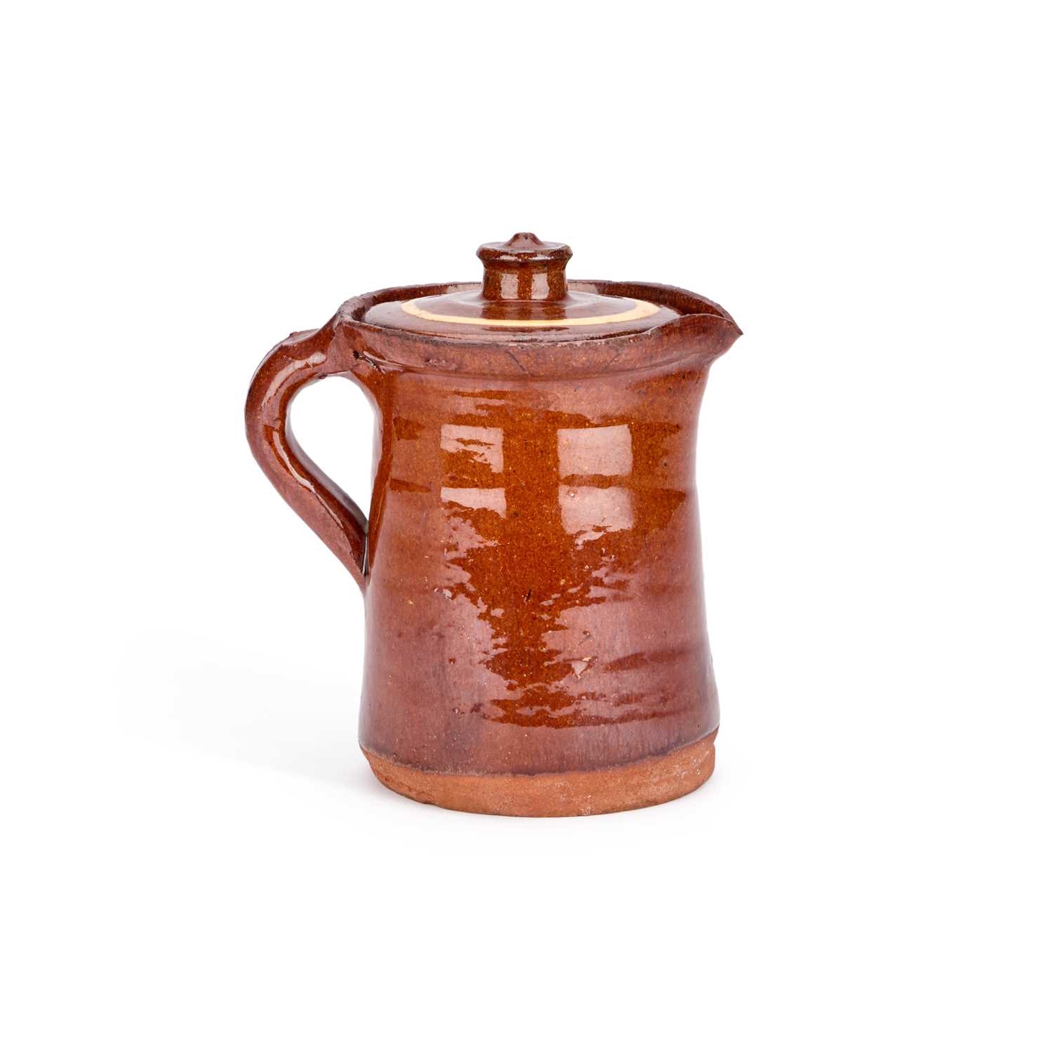 Isaac Button | A 19TH CENTURY SLIPWARE JUG AND COVER ATTRIBUTED TO ...