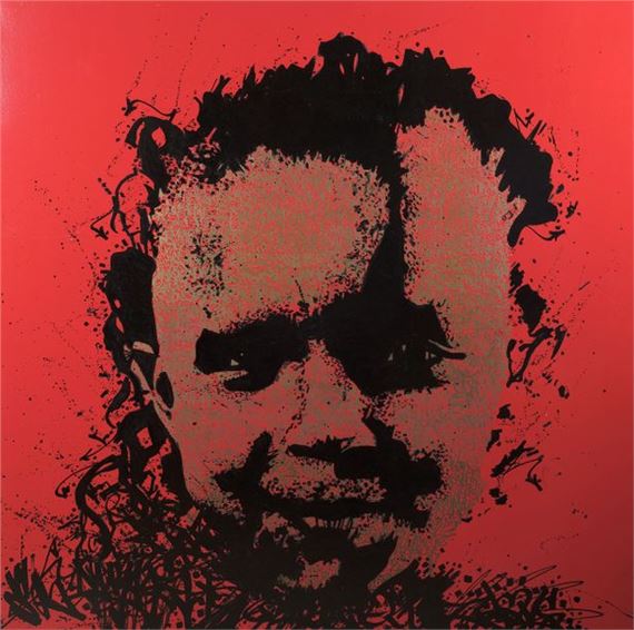 SUN7 (1977) Untitled, circa 2008 Acrylic and marker on canvas Signed lower left 150 x 150 cm - Sun 7