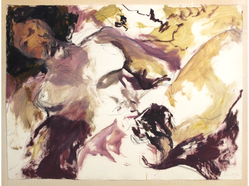 Jon Schueler | Jon R Schueler (1916 - 1992) Oil on Paper (1964) | MutualArt