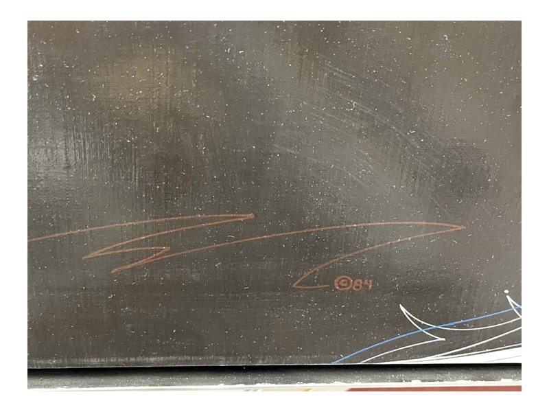 James Morlock | James Morlock, Large Acrylic on Canvas (1984) | MutualArt