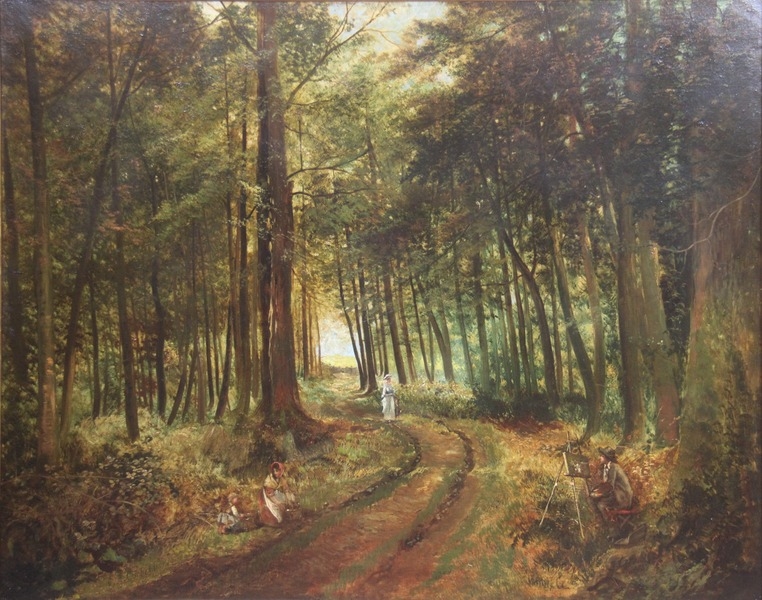 Artwork by Edward John Cobbett, Edward John Cobbett (1815 - 1899) Oil on Canvas, Made of Oil on Canvas