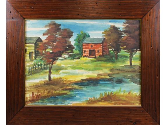 Paul Raphael Meltsner, Signed Watercolor