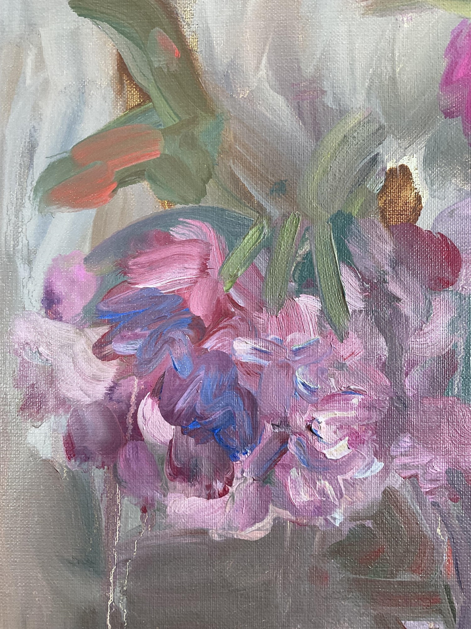 Annelise Firth | Still life study- Cherry Blossom in vase | MutualArt
