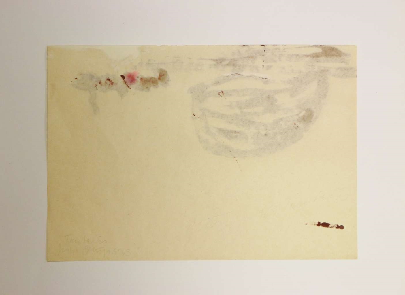 Artwork by Joseph Beuys, "Tantalus", 1963, Made of auf Papier