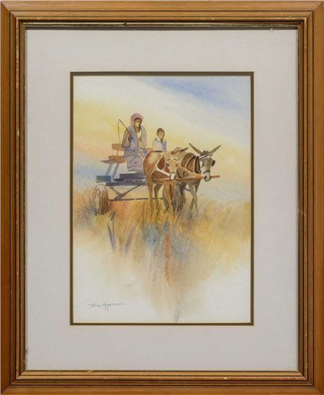 Donkey Cart by Johan Maneveldt