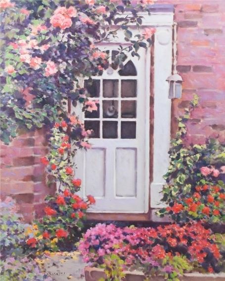 Door with Roses - Paolo Bigazzi