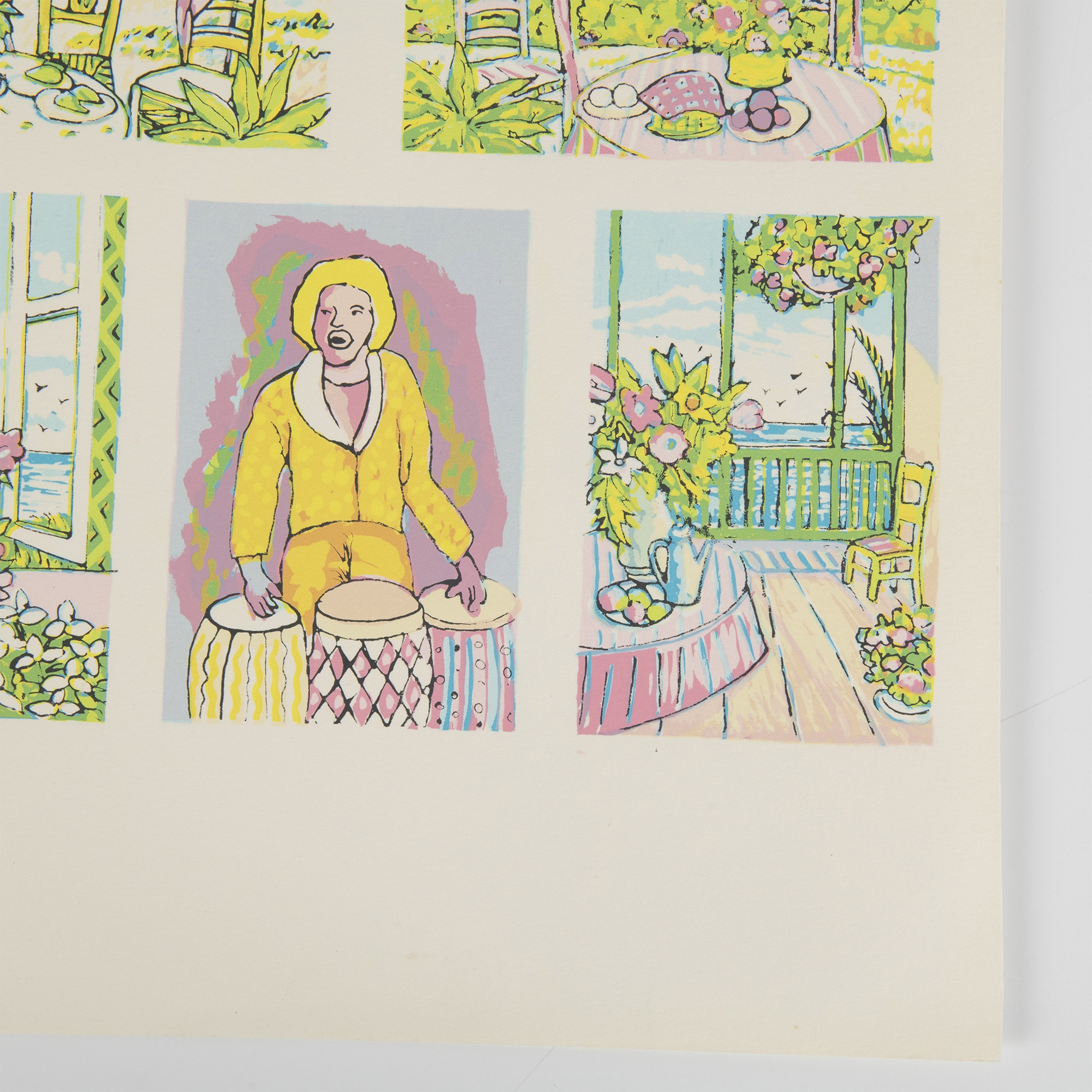 Lloyd Van Pitterson | An original serigraph in colors on paper by ...