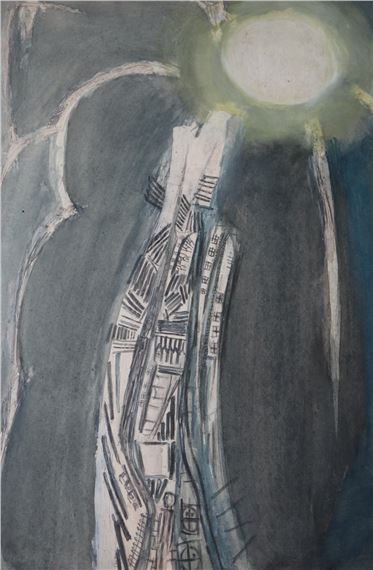 Martin Tinney Gallery labels verso Artists resale rights may apply to this lot by Ernest Zobole