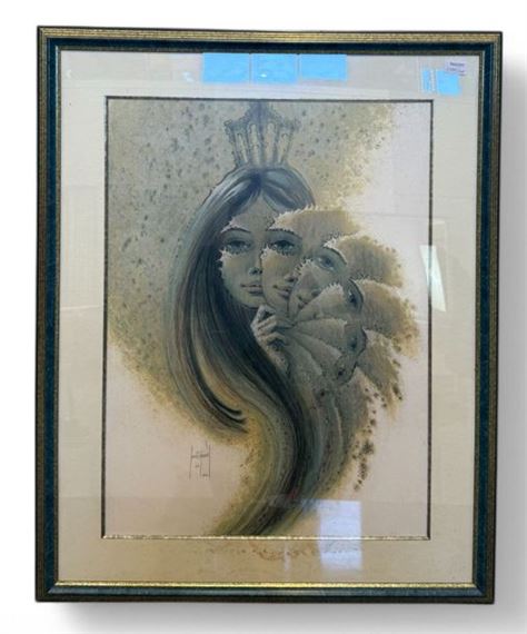 Young woman by Francis de Lassus Saint-Geniès