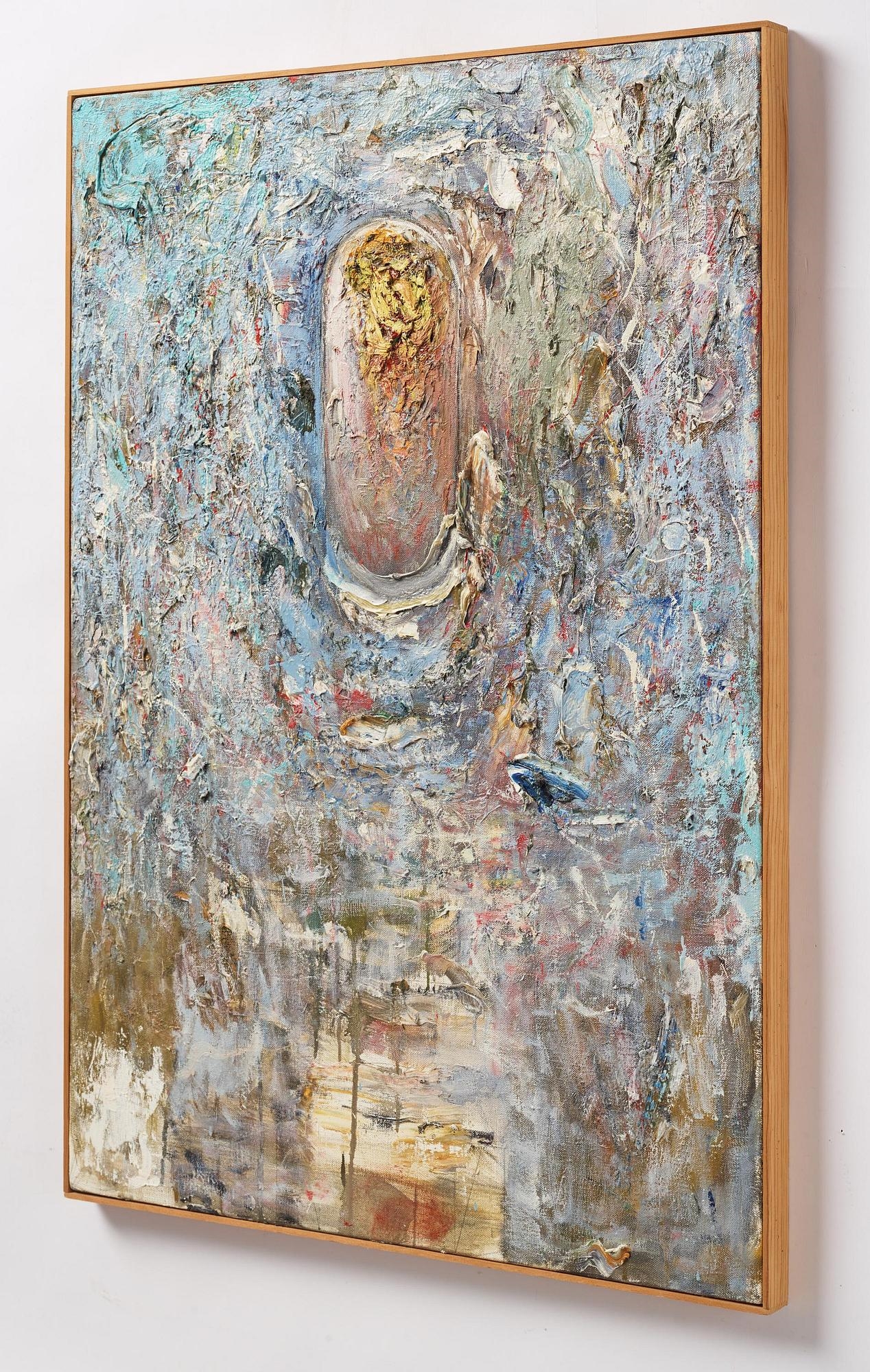 Artwork by Jake Berthot, Blue T, Made of Canvas