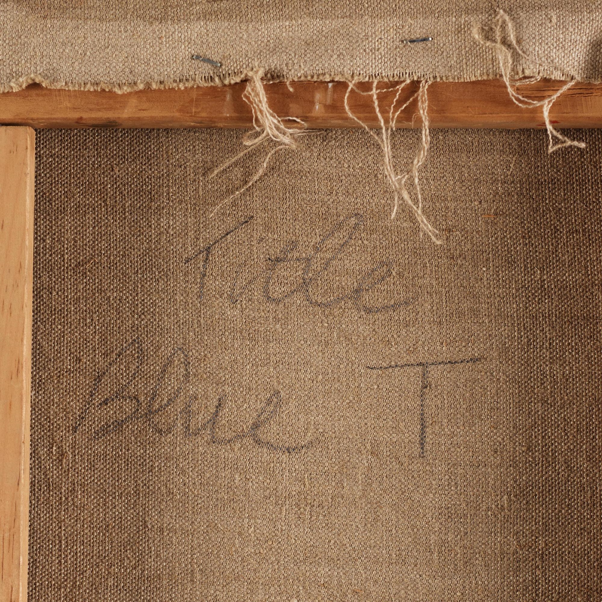 Artwork by Jake Berthot, Blue T, Made of Canvas