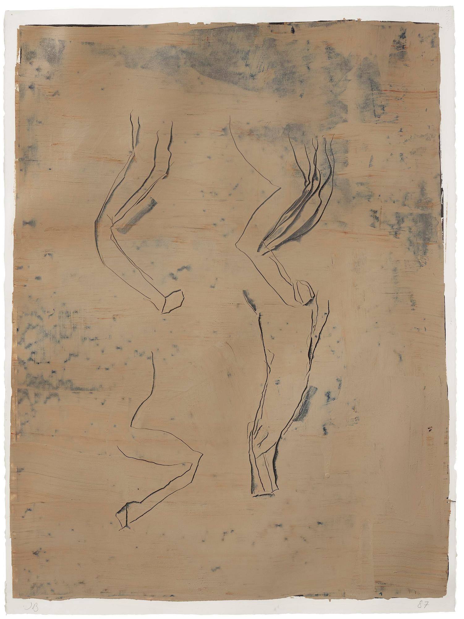 Artwork by Jake Berthot, Drawing, Made of Mixed media on paper