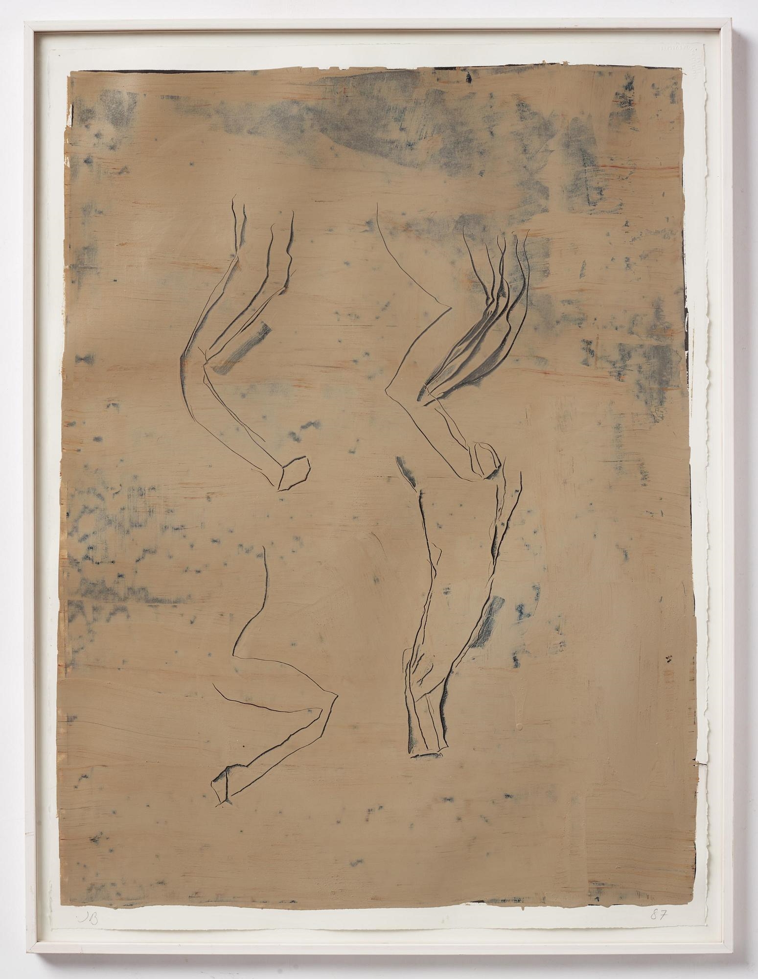 Artwork by Jake Berthot, Drawing, Made of Mixed media on paper