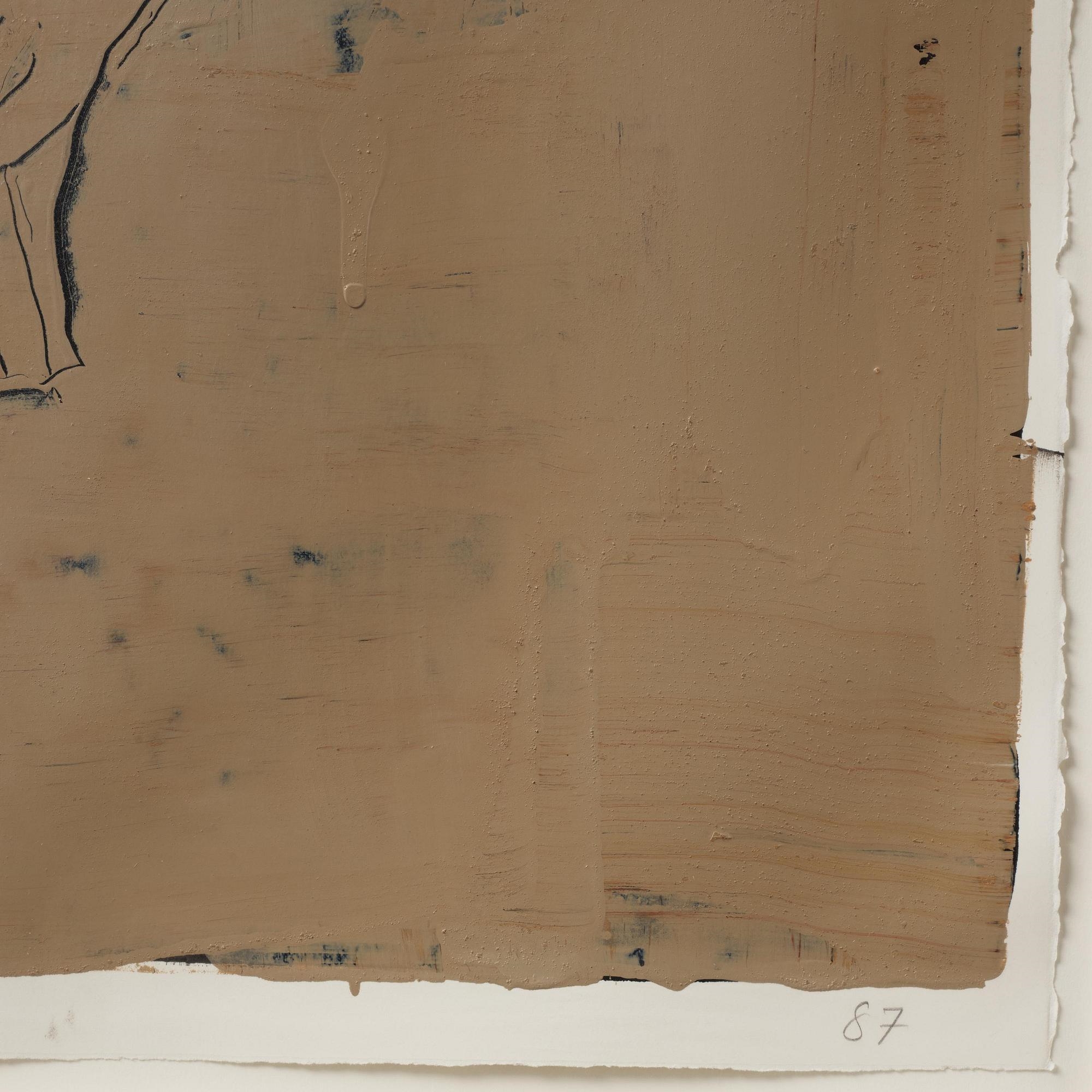 Artwork by Jake Berthot, Drawing, Made of Mixed media on paper