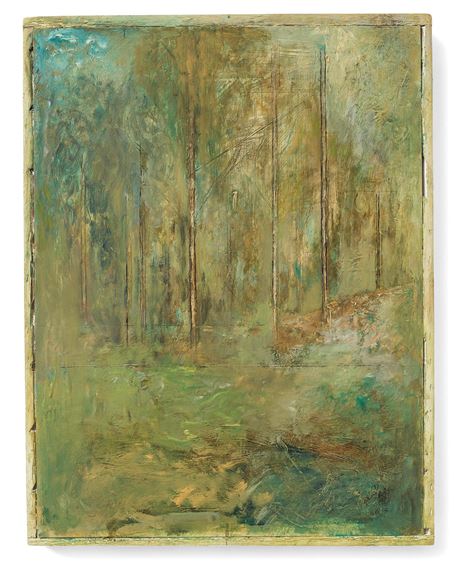 Young Maples (spring) by Jake Berthot, dated -97