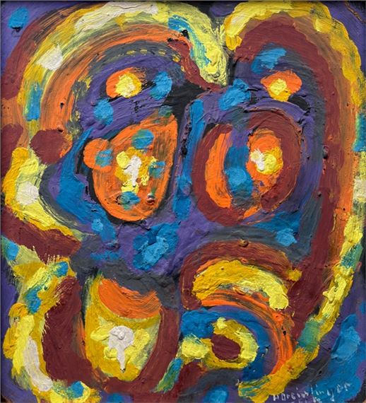 "Komposition" by Hans Breinlinger, dated 1959