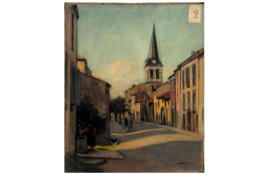 Eric Norselius | Rue d'un village | MutualArt