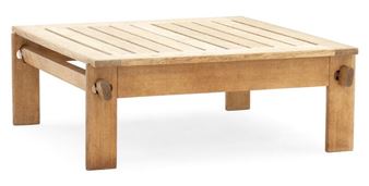 Coffee table of solid oak - Tage Poulsen