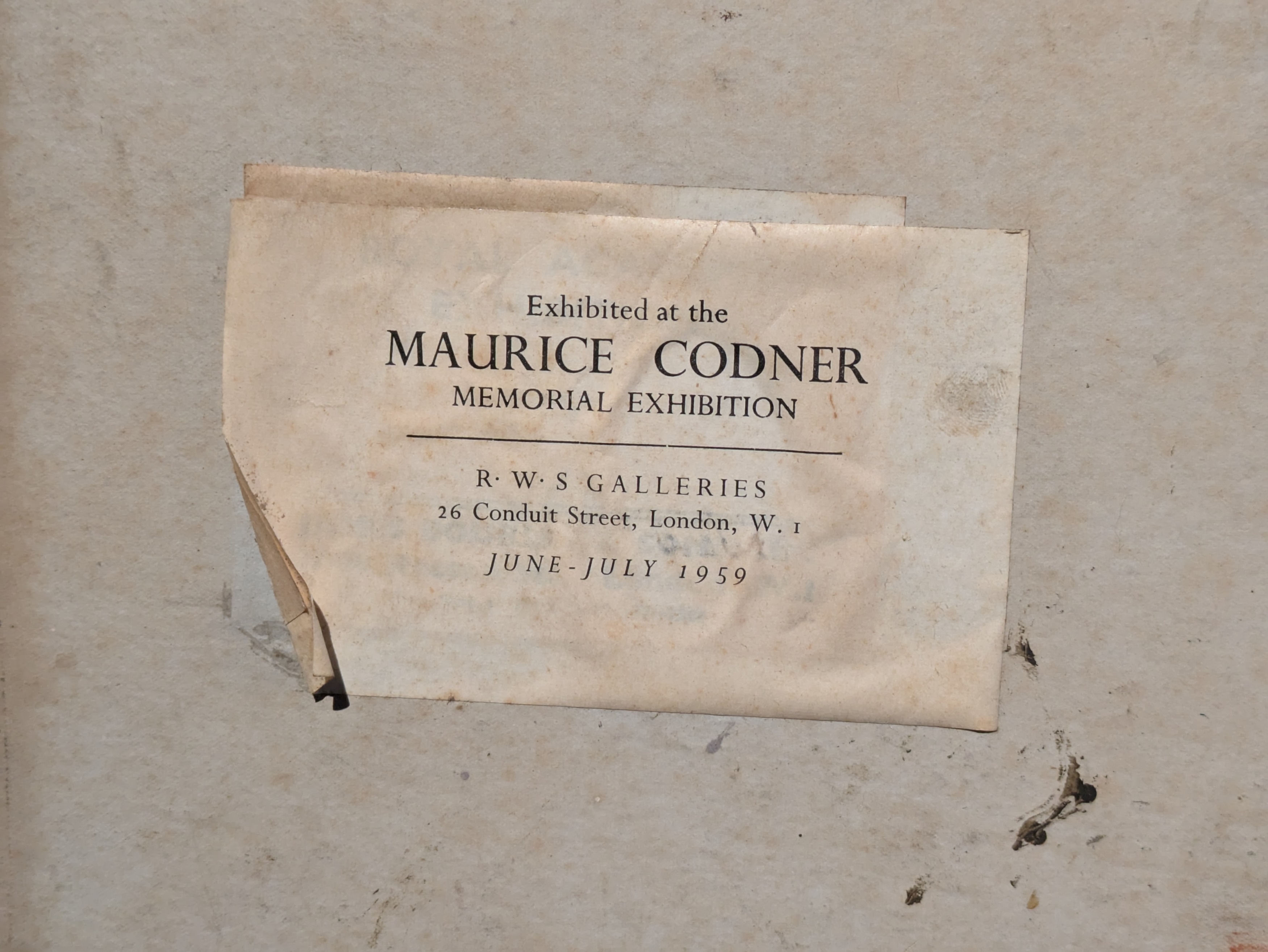 Maurice Codner | The Old Hatch, The River Lambourn (1959) | MutualArt