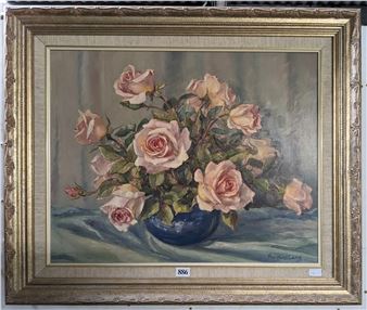 Still life roses - Margaret Lang