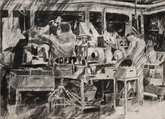 GLASS BLOWERS II by Lev Vykopal