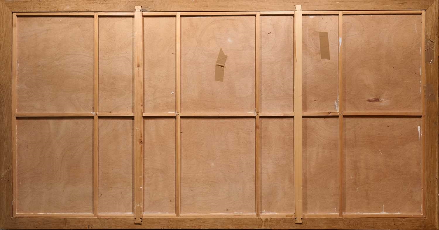 Artwork by Lev Vykopal, CANAL LANDSCAPE - NETHERTON TUNNEL, Made of acrylic, gouache, brush and ink and charcoal on paper