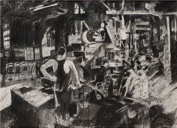 GLASS BLOWERS I by Lev Vykopal