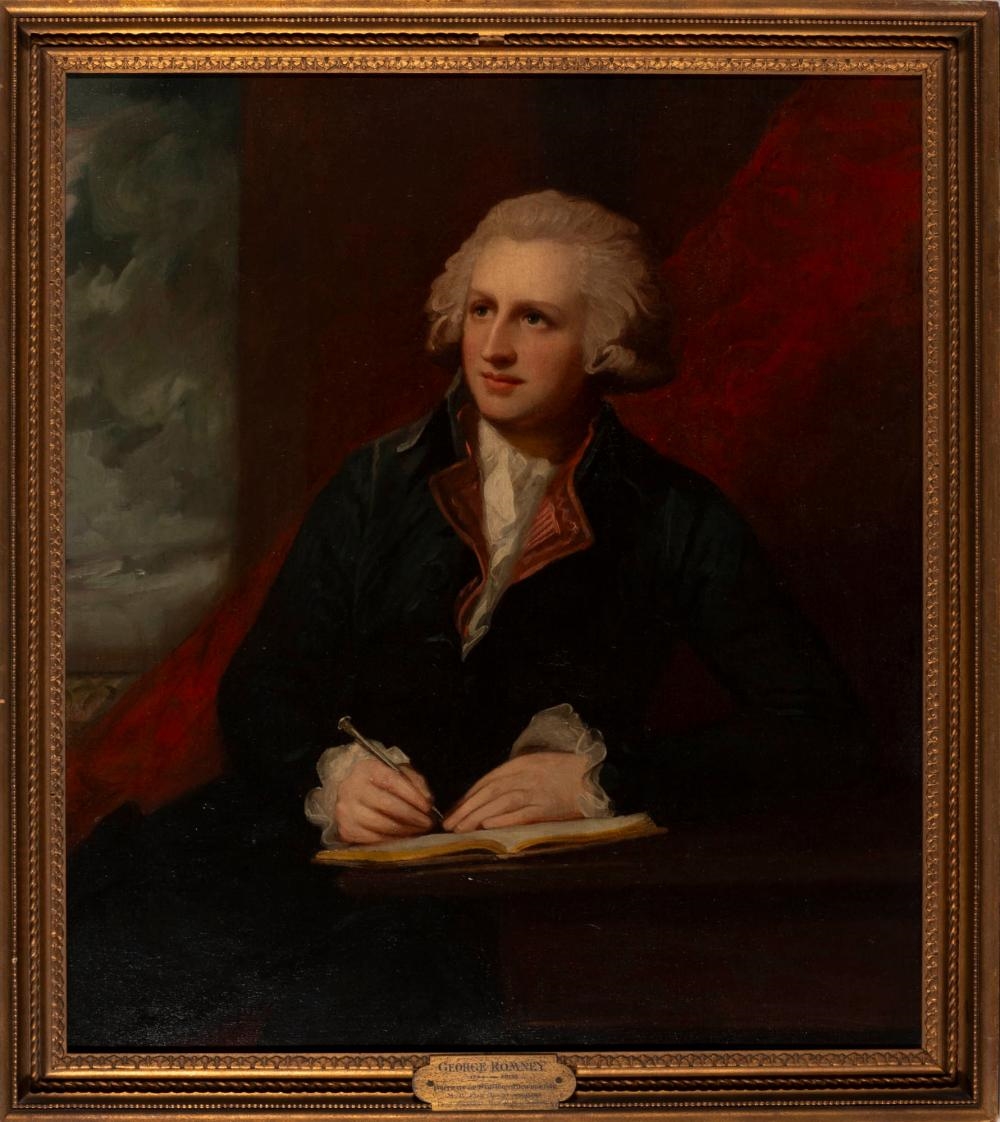 George Romney | Portrait of Sir John Blackburne | MutualArt