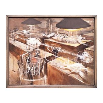 JOHN CREIGHTON. FORMS ON TABLES WITH LAMPS. (d - John Creighton