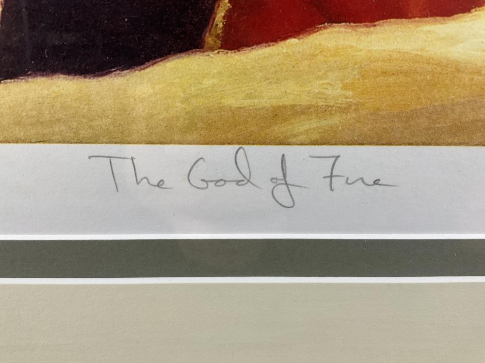 Raymond Helgeson | The God Of Fire | MutualArt