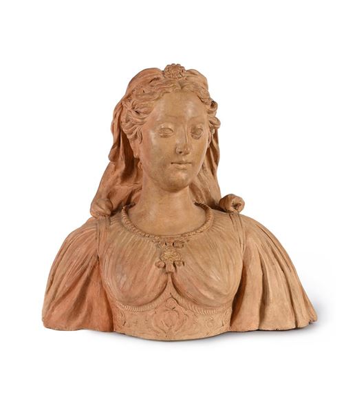 A TERRACOTTA FEMALE BUST, 16TH CENTURY - Antonio Begarelli
