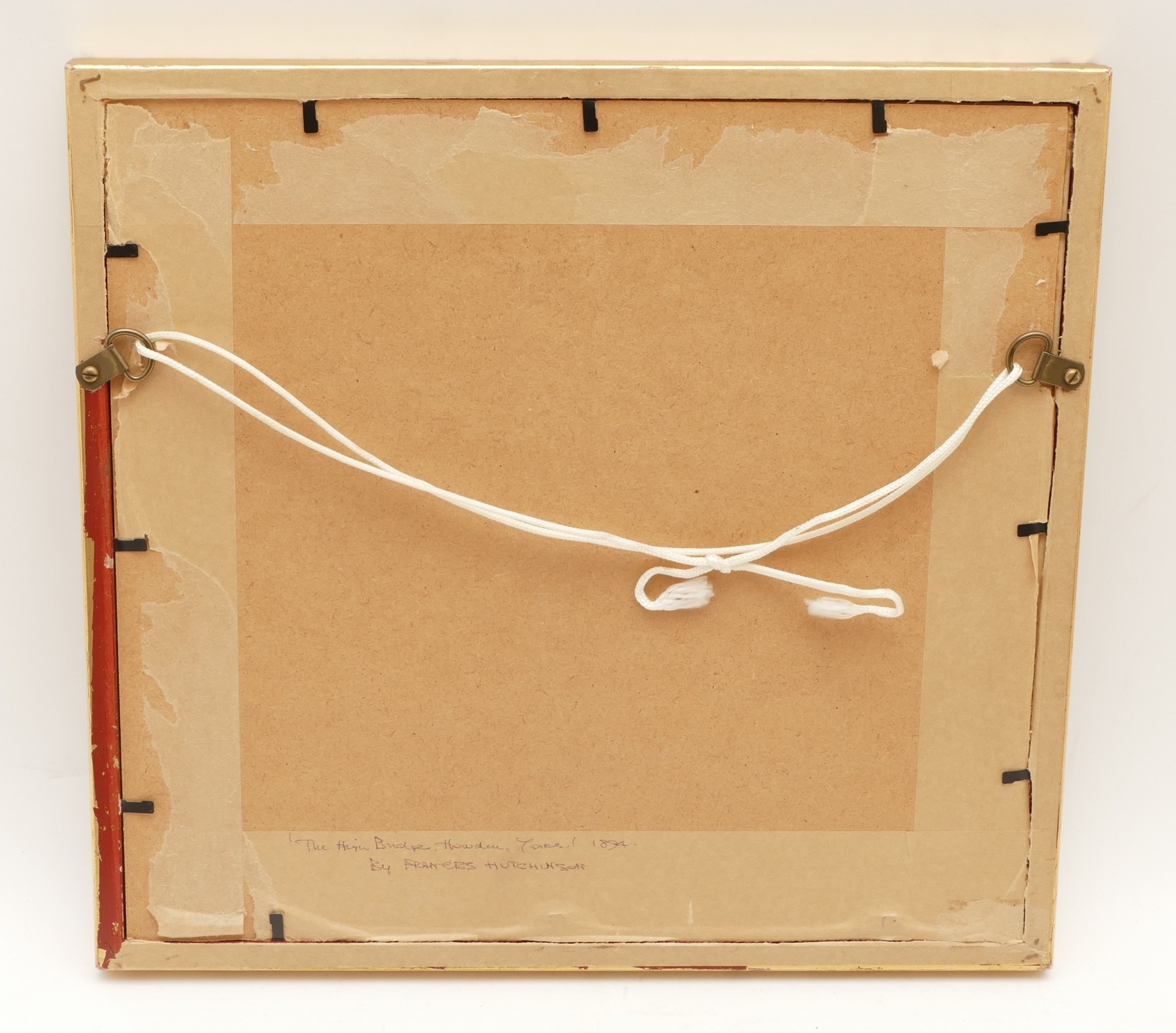 Artwork by Francesca Hutchinson, The High Bridge, Made of watercolours