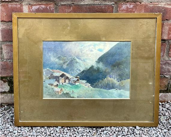 HENRY RICHARD BEADON DONNE  WATERCOLOUR MOUNTAIN by Henry Richard Beadon Donne, DATED 1922