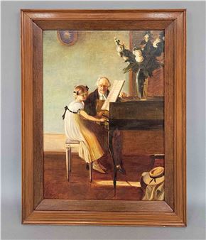 Klavierstunde - W. Bach