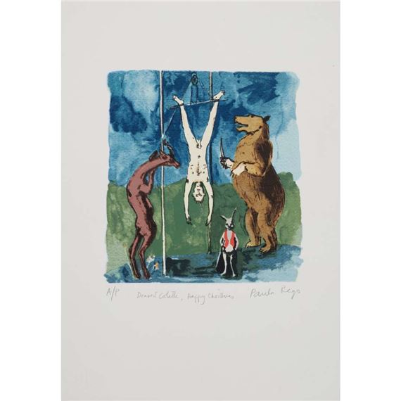 THE UPSIDE-DOWN WORLD - THE JUSTICE OF ANIMALS (ROSENTHAL 106 by Paula Rego