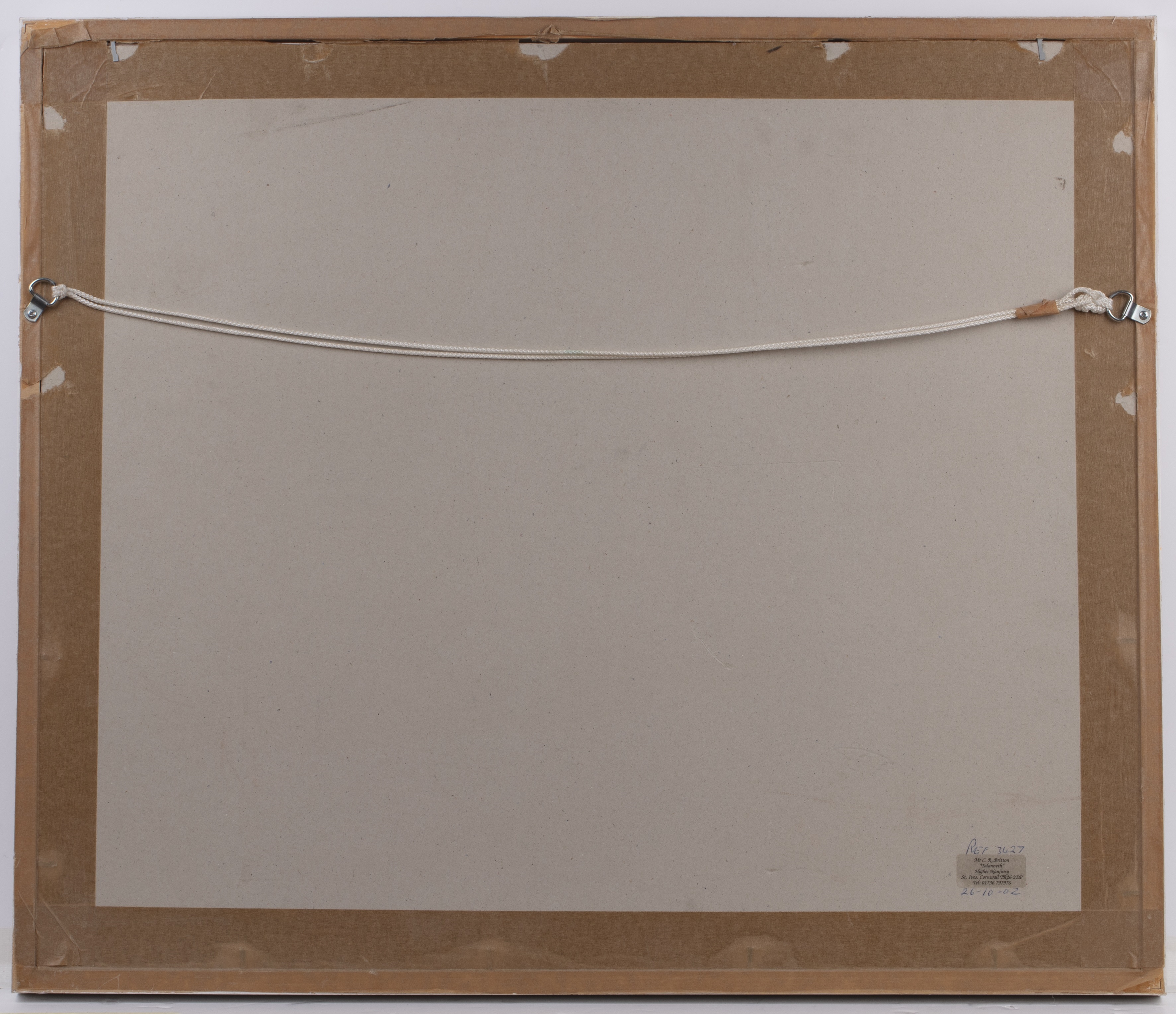 Artwork by Peter Archer, Track Crossing Lane, Made of oil on canvas