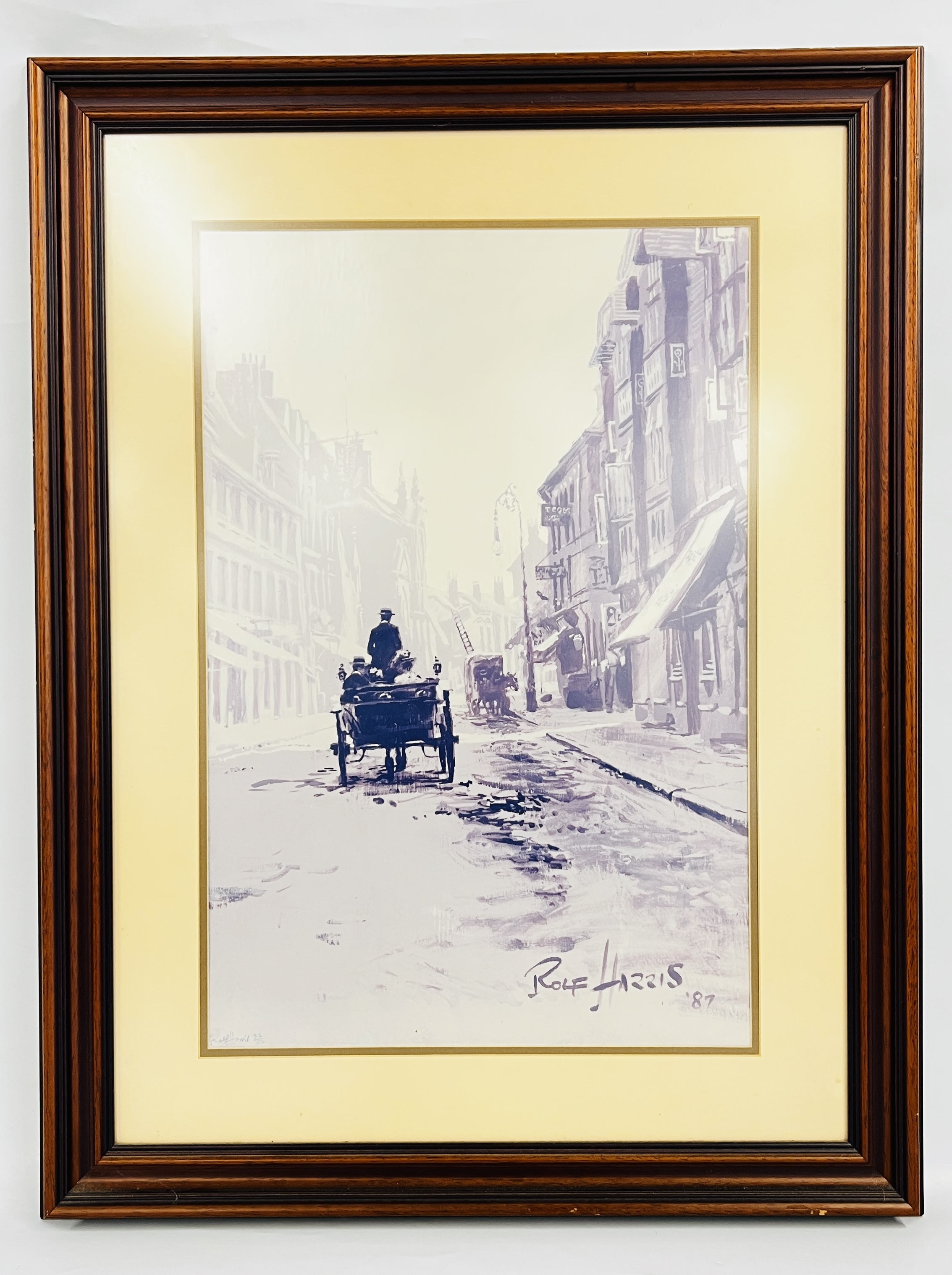 Rolf Harris | LIMITED EDITION ROLF HARRIS STREET SCENE PRINT | MutualArt