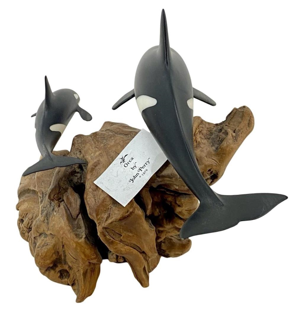 John Perry | 1976 John Perry Orca Pod Sculpture (1976) | MutualArt