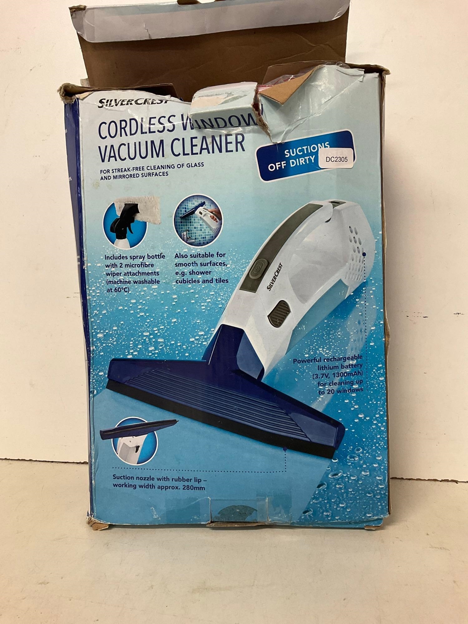 Guido Silvestri | SILVER CREST CORDLESS WINDOW VACUUM CLEANER | MutualArt