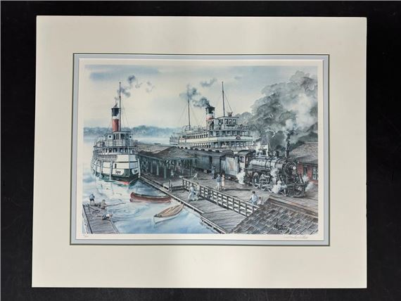 Lake Joseph 1934 - Muskoka Memories by Wentworth Folkins, 1934