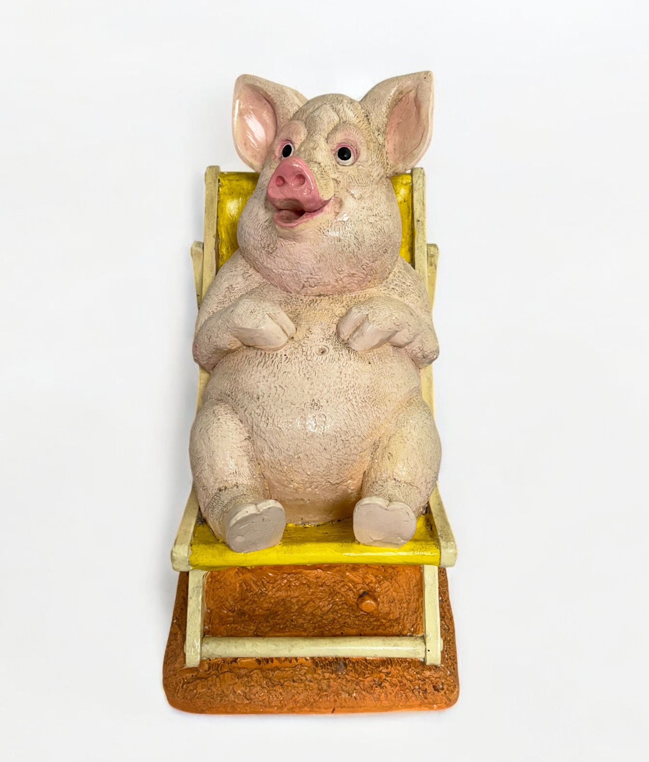 Terry Webster | Big Pig in Deckchair | MutualArt