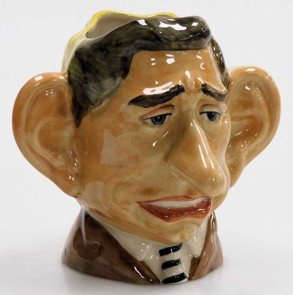 Artwork by Kevin Francis Ceramics, A Kevin Francis Ceramics double headed pottery character jug, Made of Ceramics