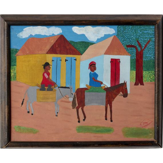 Riders in Landscape by Eugene Jean, 1950