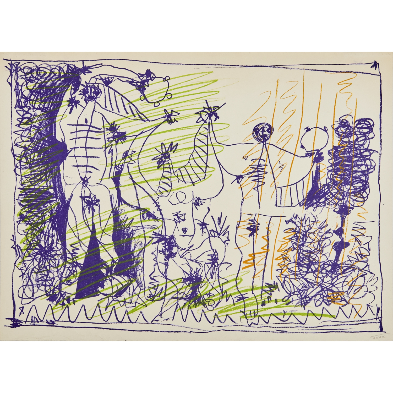 Pablo Picasso | Pablo Picasso (after), color lithograph, 1957 (1957 ...