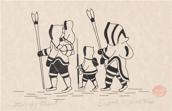 Enook Manomie | FAMILY HUNT | MutualArt