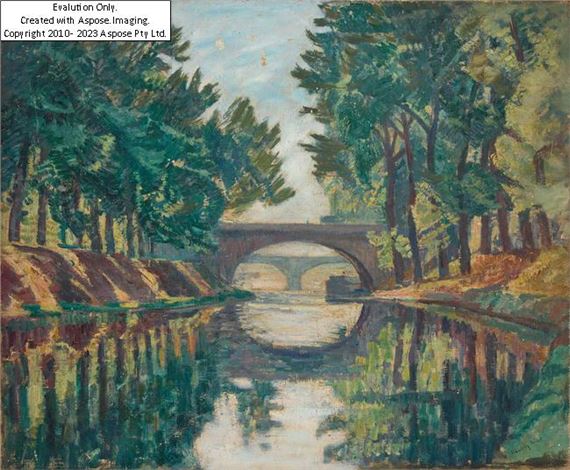 Edgar Rowley Smart | Landscape with bridges | MutualArt