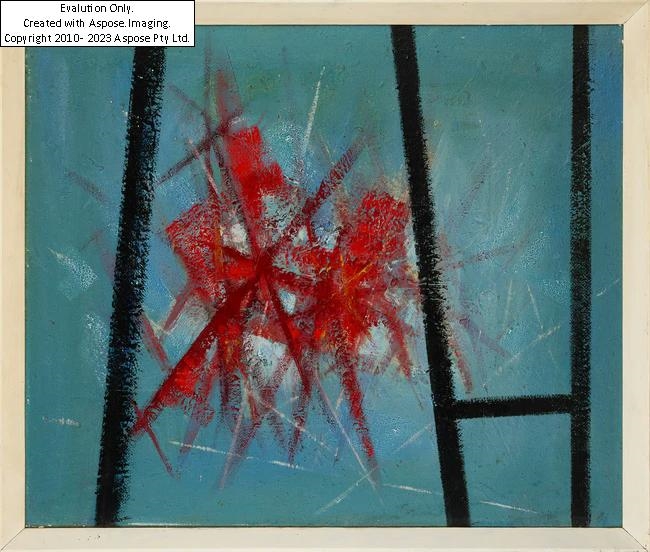 Artwork by Michael Neville Seward Snow, Nova, 1959, Made of oil and mixed media on board