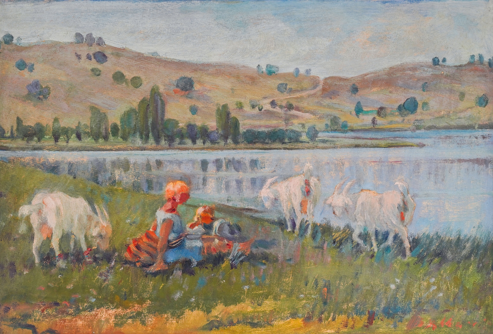 Vladimir Manski | By the river [1950s] (Circa 17) | MutualArt