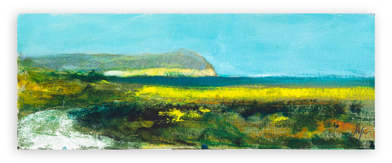 Artwork by Salvatore Magazzini, Marina, Made of oil on cardboard